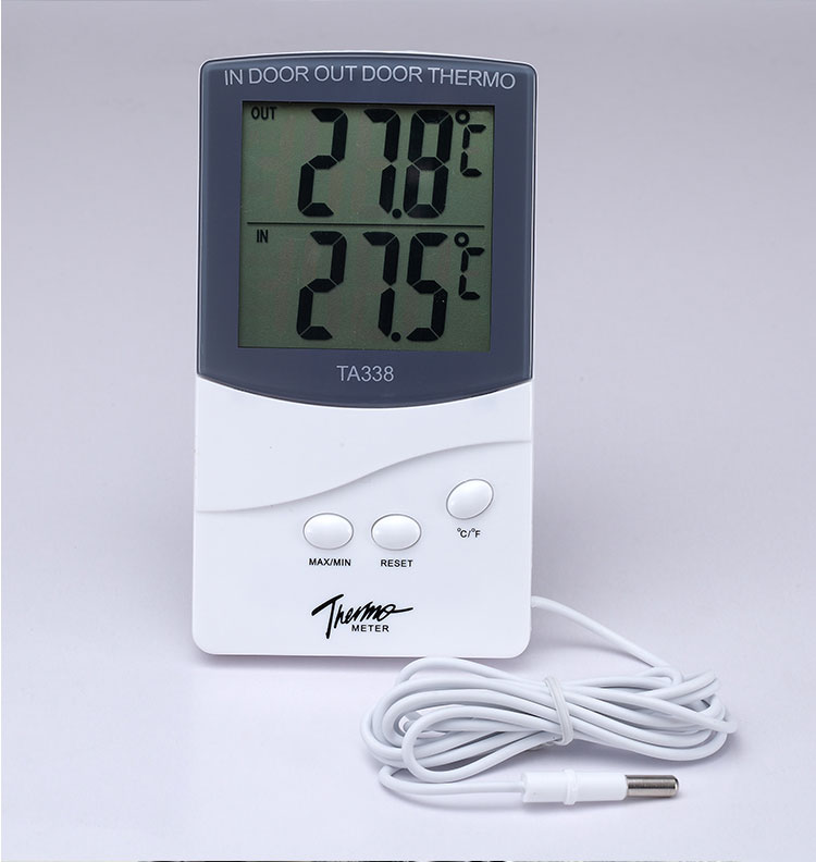 TA-338 electronic digital dry thermometer external temperature sensor high precision temperature 