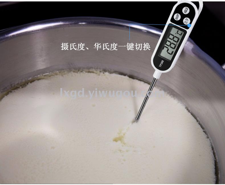 Tp300 Electronic Digital Food Thermometer Kitchen Food Probe Measuring Water Milk Temperature Frying Instrument High Precision Household