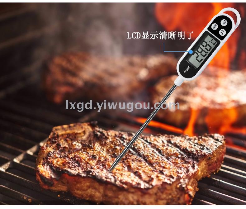 Tp300 Electronic Digital Food Thermometer Kitchen Food Probe Measuring Water Milk Temperature Frying Instrument High Precision Household