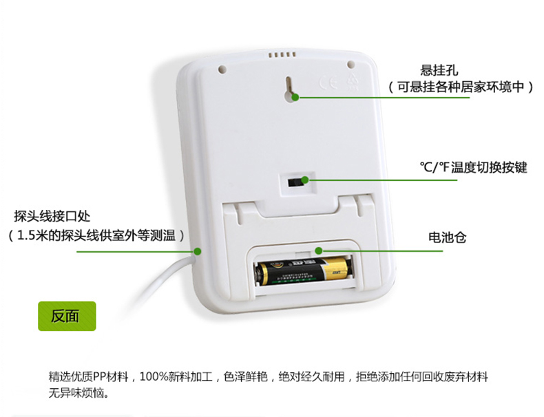 TA-218A electronic digital dry thermometer external temperature sensor high precision temperature 