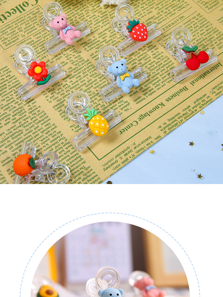 Transparent Clip Student Test Paper Clip Cartoon Plastic Clip Snack Seal Clip Binding Ticket Holder Long Tail Clip Transparent Clip Student Test Paper Clip Cartoon Plastic Clip Snack Seal Clip Binding Ticket Holder Long Tail Clip