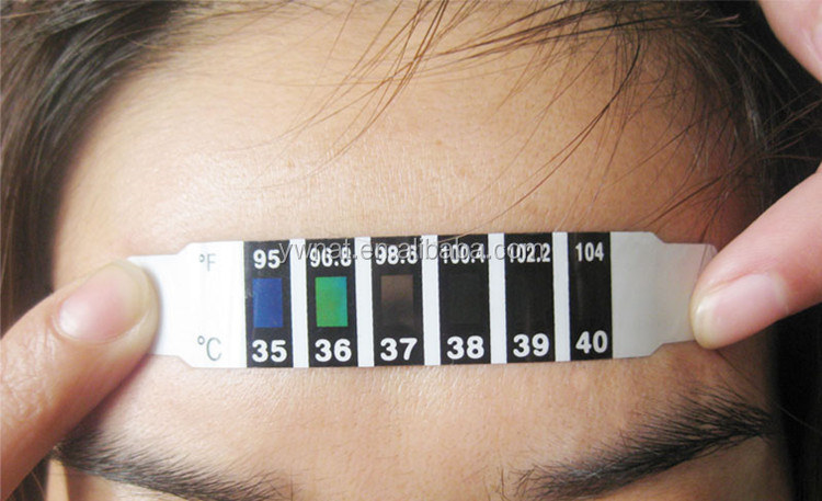 LCD Forehead Thermometer StripSticker Digital Strip Body Temperature Children Thermometer