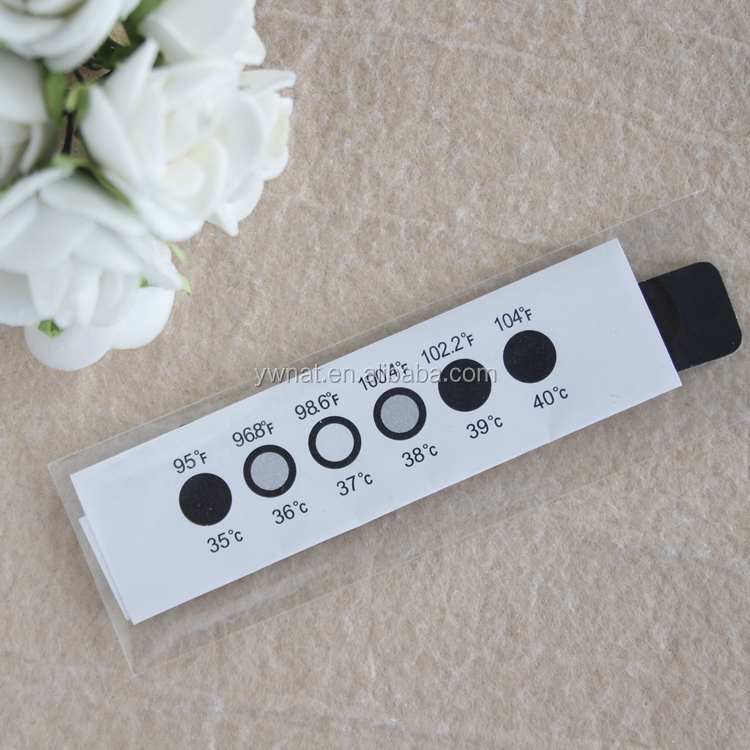 LCD Forehead Thermometer StripSticker Digital Strip Body Temperature Children Thermometer