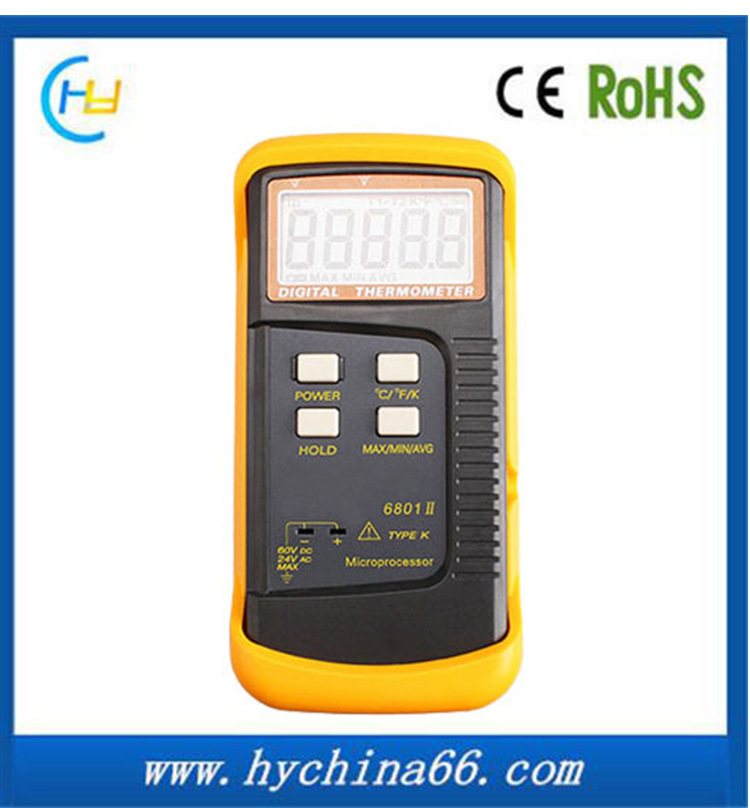 Dual-Probe Thermometer Dual-Channel Thermometer Thermocouple Temperature Detector K-Type Temperature Measuring Instrument Dual-Probe Thermometer Dual-Channel Thermometer Thermocouple Temperature Detector K-Type Temperature Measuring Instrument