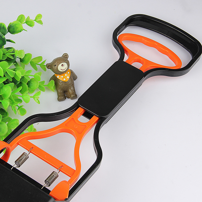 Supply Medium Pet Dog Pooper Scooper Teddy Golden Retriever Poop Clamp Stool Plastic Clip Featured Pooper Scooper