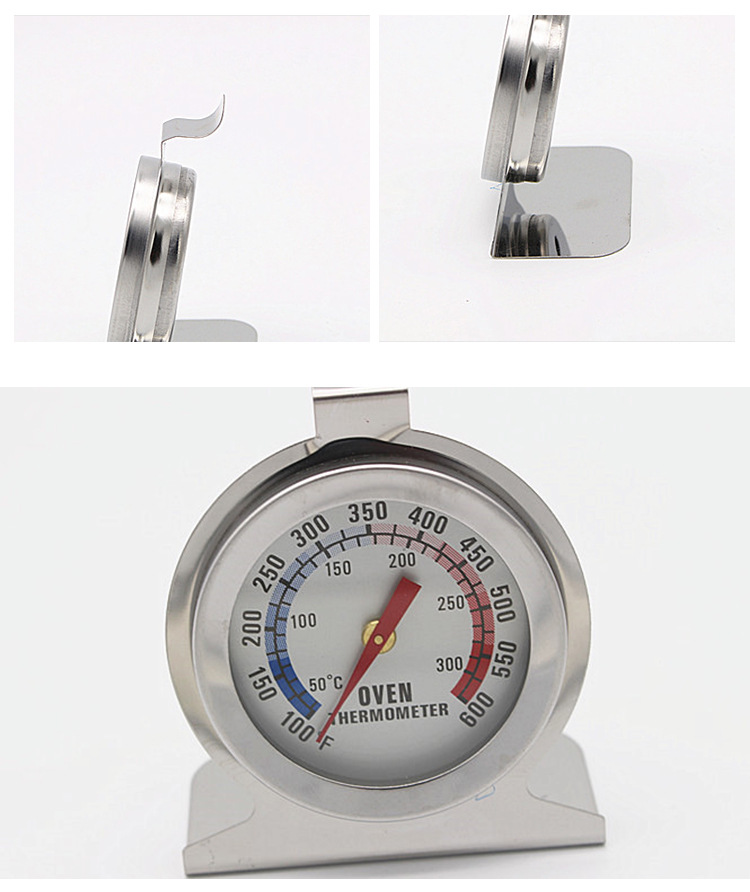 Baking Tool Preheating Special Oven Thermometer Stainless Steel Precision Thermometer 50-300 Degrees Wholesale