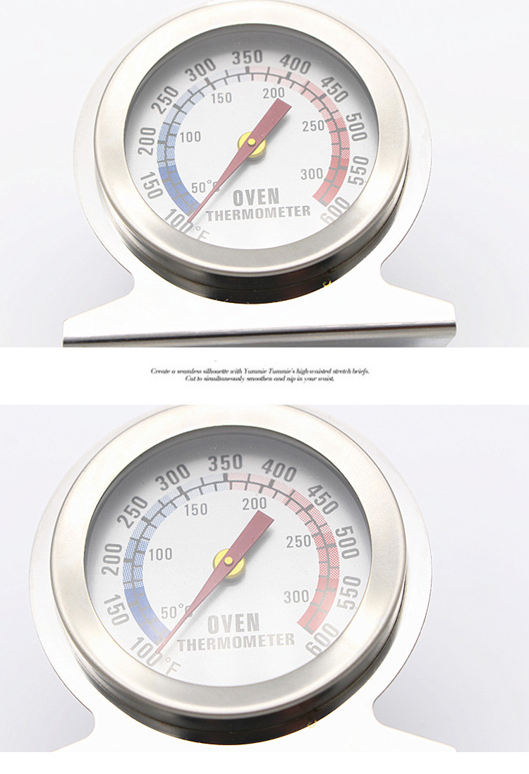 Baking Tool Preheating Special Oven Thermometer Stainless Steel Precision Thermometer 50-300 Degrees Wholesale