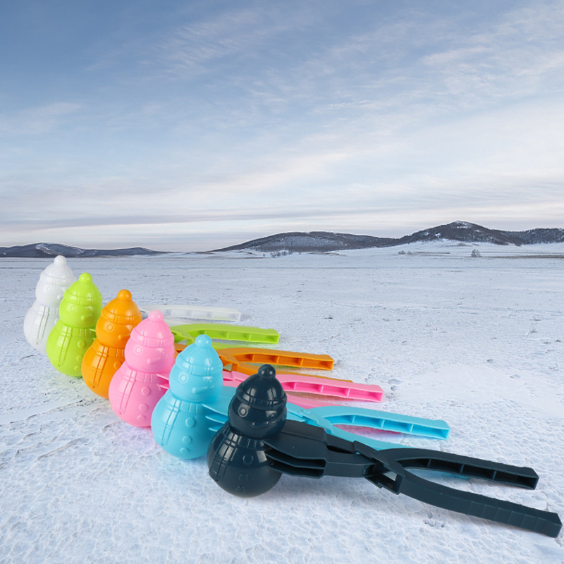 Outdoor Snow Toy Big Duck Snowball Clip Snowman Snow Clip Snowball Fight Toy Plastic Clip Snow Device Love Snow Clip