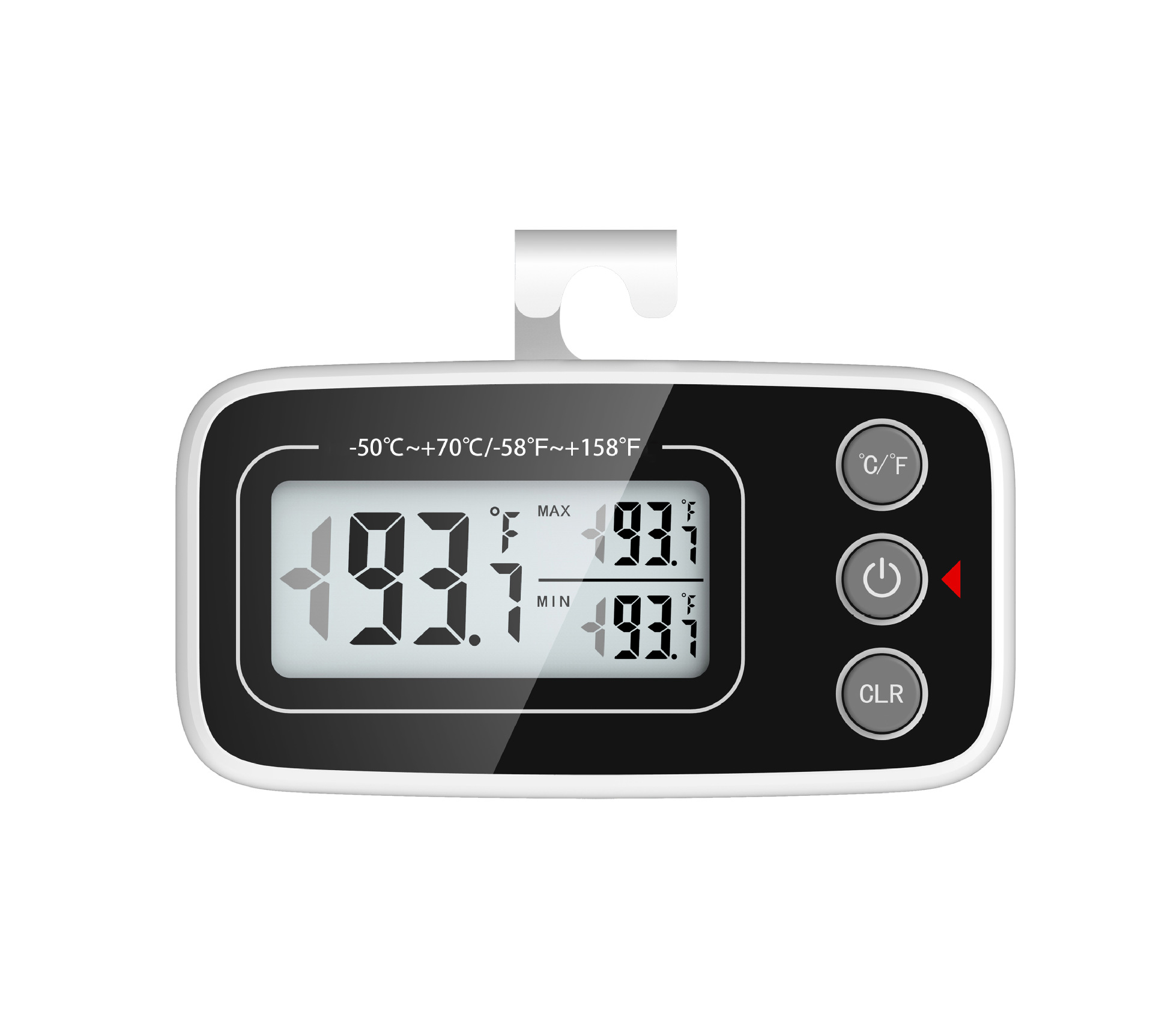 2021 New Electronic Food Thermometer Probe Folding Barbecue Thermometer for Barbecue and Barbecue B1008