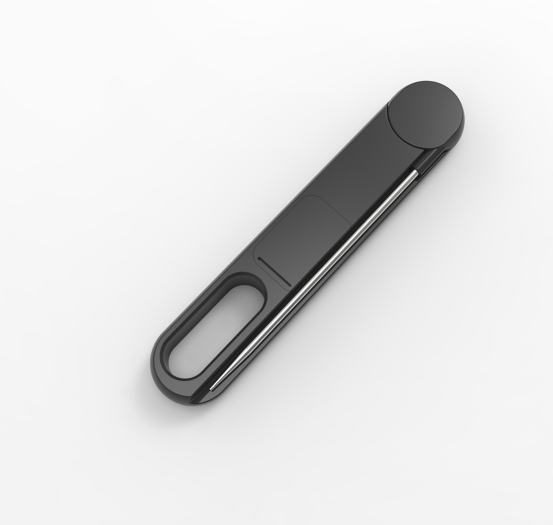 2021 New Electronic Food Thermometer Probe Folding Barbecue Thermometer for Barbecue and Barbecue B1008