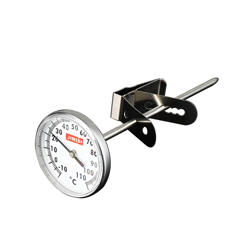 Milk Coffee Thermometer Frothed Milk Temperature Needle Coffee Latte Pen-Type Clamp Pointer Plug-in Thermometer
