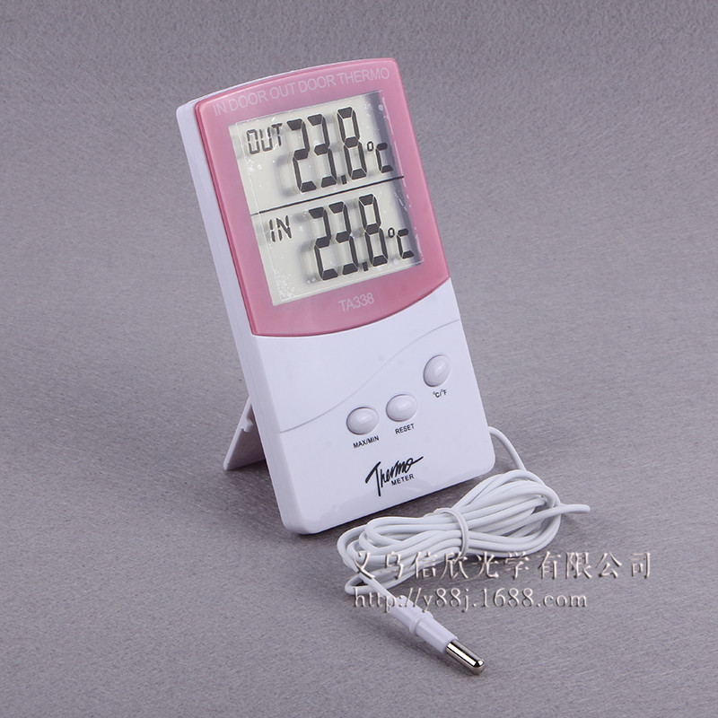 Wholesale Screen Household Thermometer Hygrometer Indoor Thermometer TA338 Factory Direct Sales