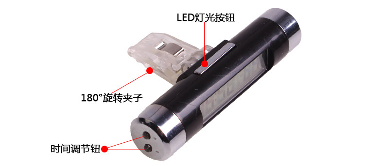 Car Electronic Clock Thermometer Car Luminous Clock Air Outlet Thermometer Two-in-One Supplies Clip-on K01 Car Electronic Clock Thermometer Car Luminous Clock Air Outlet Thermometer Two-in-One Supplies Clip-on K01