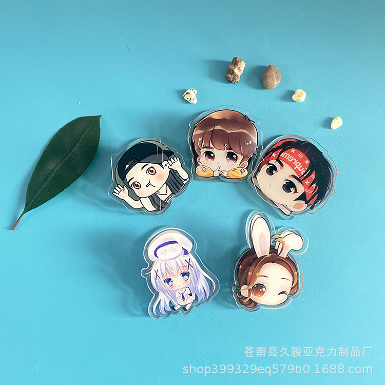 Creative Personality Acrylic Transparent Pp Clip Cartoon Animation Celebrity Related Goods Hand Folder plastic clip Creative Personality Acrylic Transparent Pp Clip Cartoon Animation Celebrity Related Goods Hand Folder plastic clip