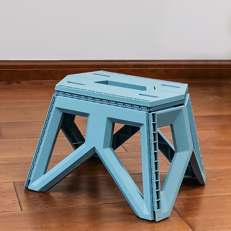 Folding Stool New Extra Thick Plastic Folding Stool Sub Home Chair Mazar Children&#039;s Small Bench Portable Stool Amazon