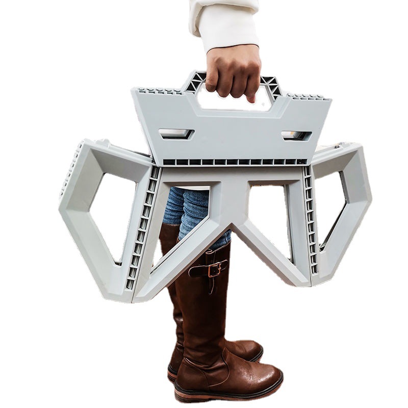 Folding Stool New Extra Thick Plastic Folding Stool Sub Home Chair Mazar Children&#039;s Small Bench Portable Stool Amazon