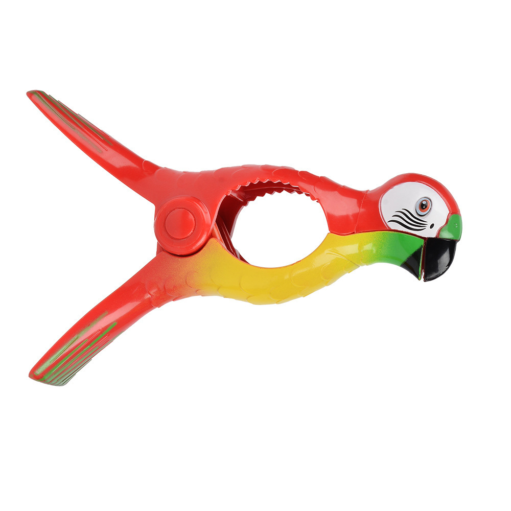 plastic clip Plastic Cute Animal Flamingo Dolphin Parrot Sun Chair Beach Towel Windproof Clip Towel Clamp