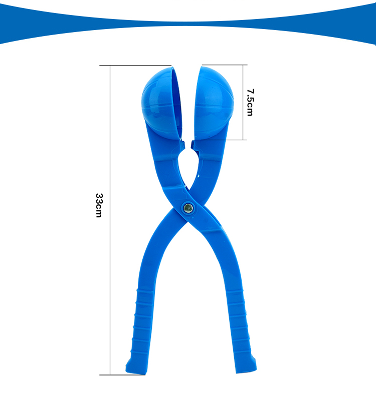 Snow Clip Children Boys Thickened Plastic Clip Snow Tools Winter Outdoors Snow Toy Snowball Clip