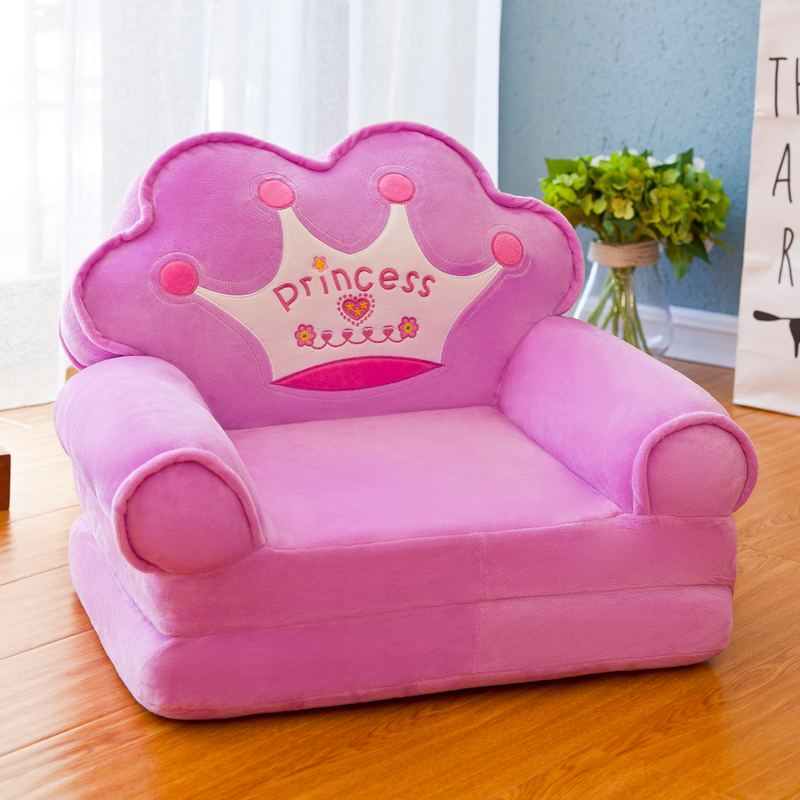 Folding Children&#039;s Sofa Lazy Sofa Plush Toy Cartoon Sofa Stool