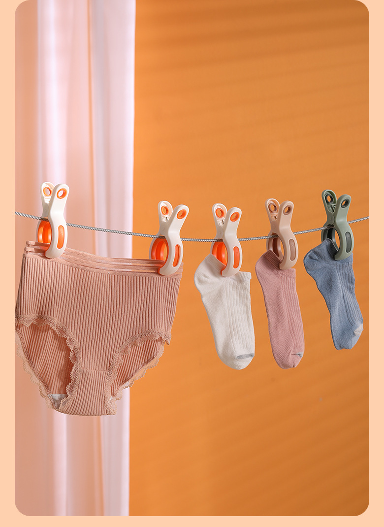 Tiktok Kuaishou Windproof Clip Air Clothes Plastic Clip Air Quilt Clothes plastic clip