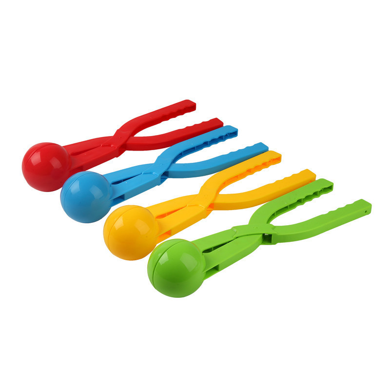 Winter Outdoor Snowball Fight Toys Large Thickened Snowball Clip Plastic Clip Snowplayer Snow Playing Tools Whole