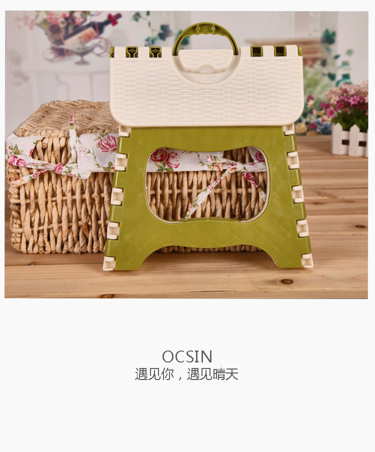 New Bamboo Stool Large Plastic Folding Stool Thickened Portable Stool Home Daily Small Bench Wholesale New Bamboo Stool Large Plastic Folding Stool Thickened Portable Stool Home Daily Small Bench Wholesale
