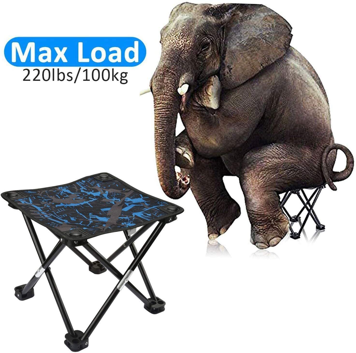 Cross-Border Supply Outdoor Camping Folding Stool Camouflage Fishing Stool Art Sketching Portable Stool Train Bench