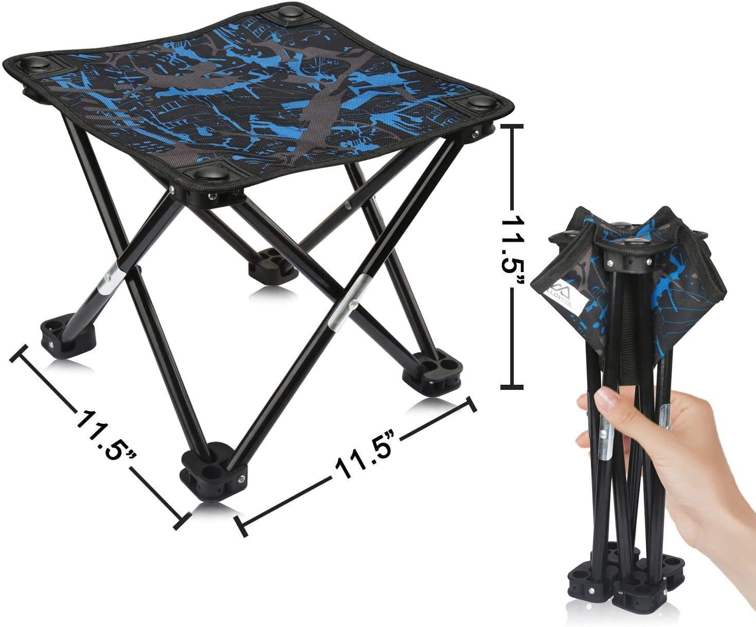 Cross-Border Supply Outdoor Camping Folding Stool Camouflage Fishing Stool Art Sketching Portable Stool Train Bench