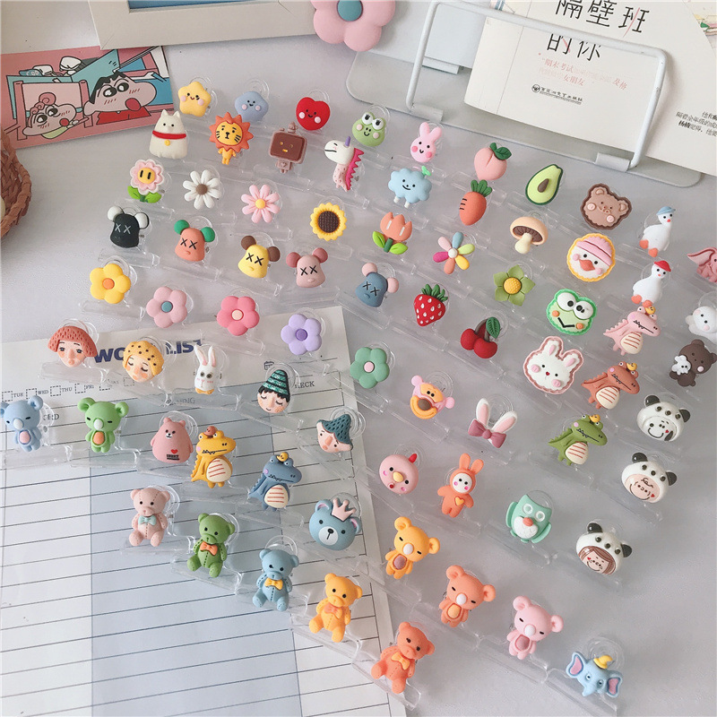 Creative Cartoon Book Holder Paper Bill Storage Paper Pp Clip More than Binder Clip Cartoon plastic clip