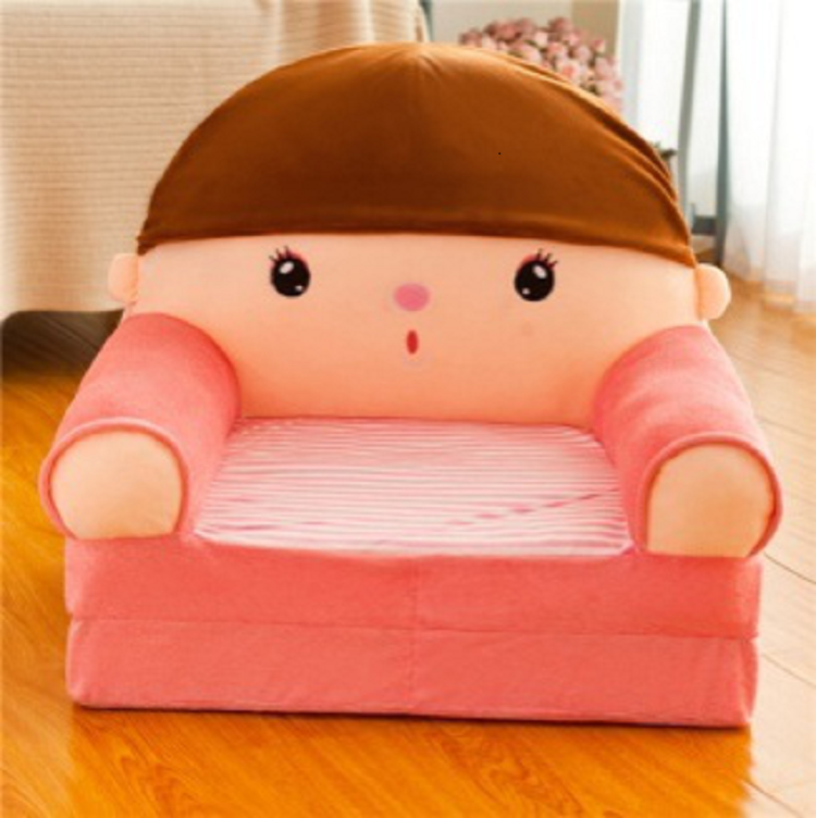 Children folding sofa cute boys and girls lazychair children room baby stool kindergarten can be removed and washed