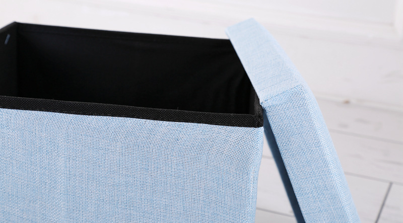 Simple Fabric Storage Stool Folding Shoe Changing Stool Footstool Can Sit Covered Storage Box Stool Custom Simple Fabric Storage Stool Folding Shoe Changing Stool Footstool Can Sit Covered Storage Box Stool Custom