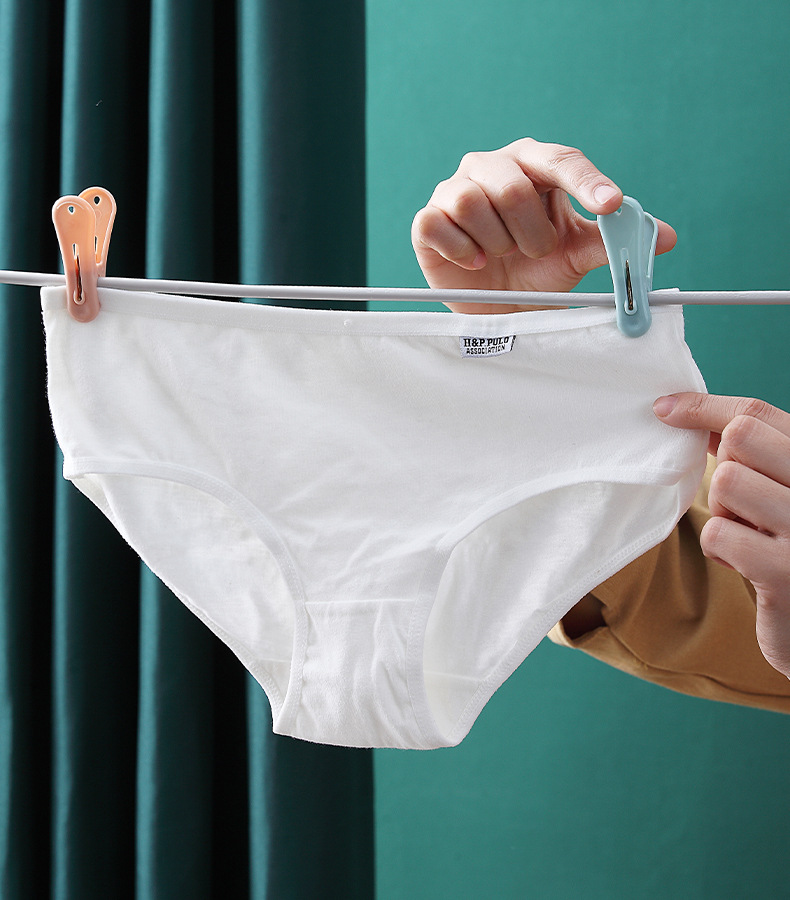plastic clip Multi-Functional Clothes Clip Quilt Wind and Skid Fixed Clip Pp Plastic Trumpet Underwear Clip