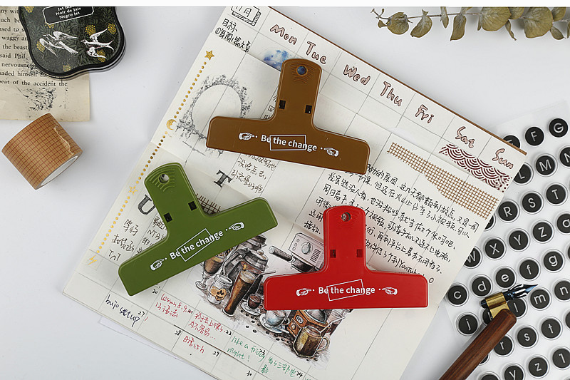 New Color Retro Plastic Clip Notebook Ticket Clips plastic clip New Color Retro Plastic Clip Notebook Ticket Clips plastic clip