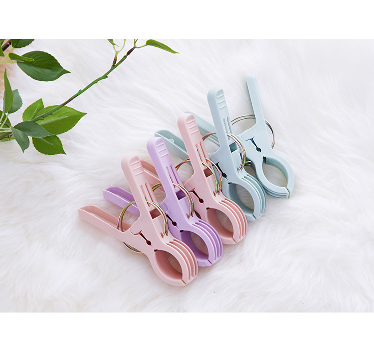 plastic clip Windproof Thickening Quilt Clip 5 PCs Household Plastic Big Clip Strongly Fixed Drying Clothes Pin