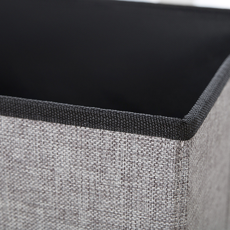 Jianmo Fabric Storage Stool Folding Shoe Change Stool Footstool Can Sit Covered Storage Box Stool Can Be Customized