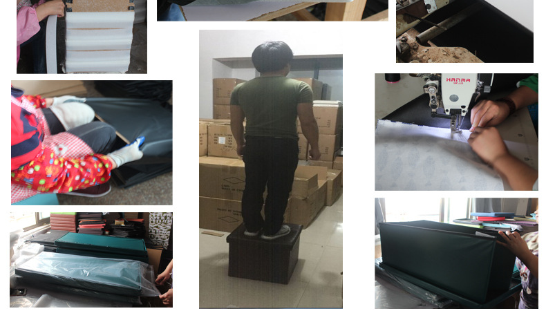 Jianmo Fabric Storage Stool Folding Shoe Change Stool Footstool Can Sit Covered Storage Box Stool Can Be Customized