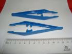 Plastic forceps, plastic clip