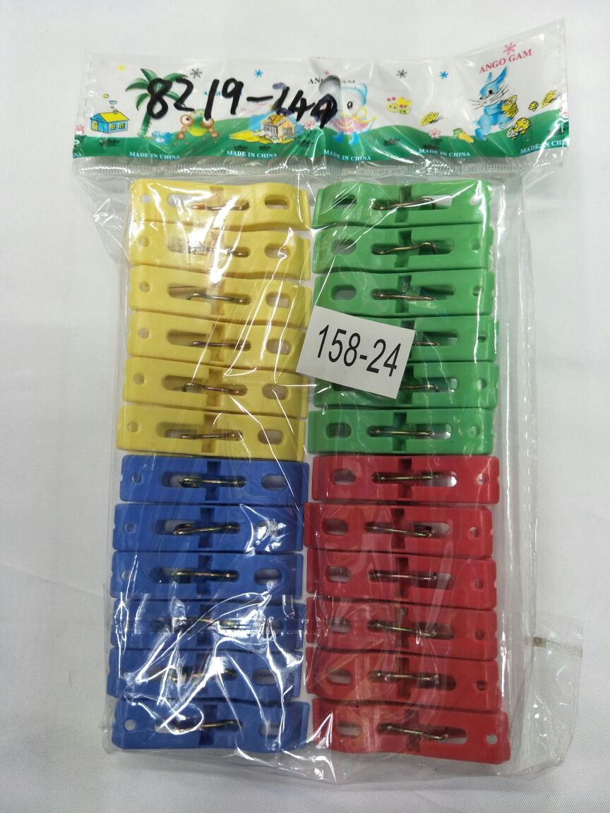 Clip clothes-drying clip two round plastic clip socks clip underwear clip color clip