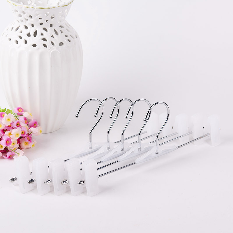 Wholesale New Multi-Functional Head Hanger with Plastic Clip Adult Home Use Pants Rack Stainless Steel Hanger