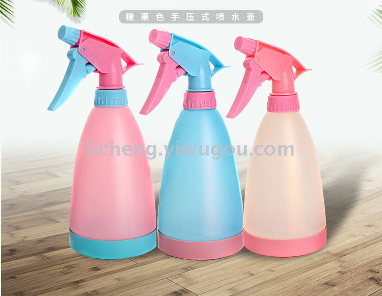 Candy colored pot watering pot gardening watering the sprayer small watering pot spray pot watering pot