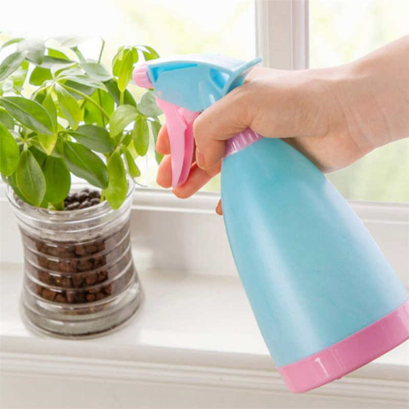 Hand Pressure Candy Color Watering Pot Watering Can Spray Pot Sprinkling Can Gardening Watering Sprayer Small Spray Bottle
