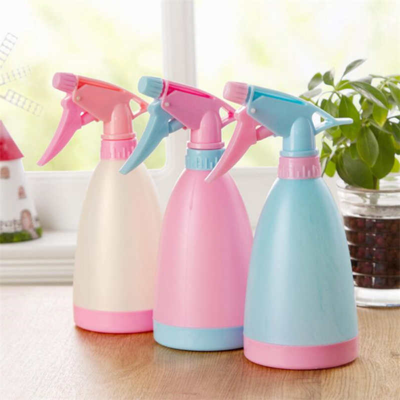 Hand Pressure Candy Color Watering Pot Watering Can Spray Pot Sprinkling Can Gardening Watering Sprayer Small Spray Bottle