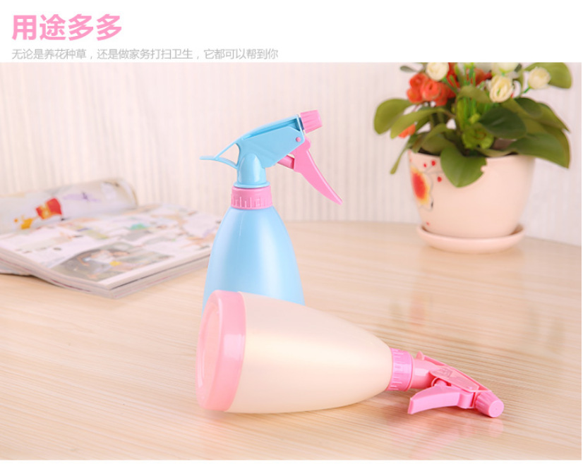 Hand Pressure Candy Color Watering Pot Watering Can Spray Pot Sprinkling Can Gardening Watering Sprayer Small Spray Bottle