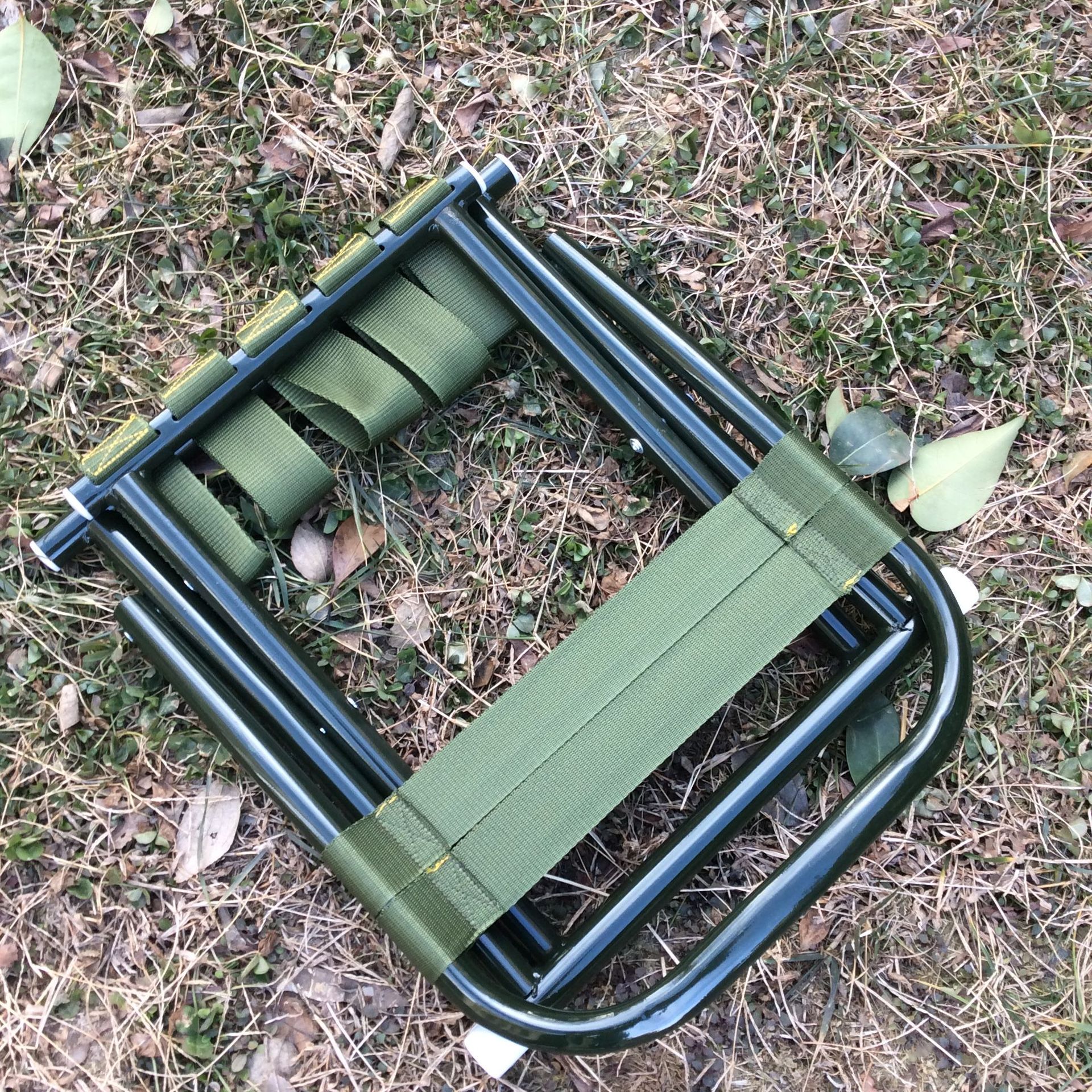 Wholesale Backrest Thickened Military Maza Portable Train Outdoor Self-Driving Car Folding Stool Fishing Chair Small Bench