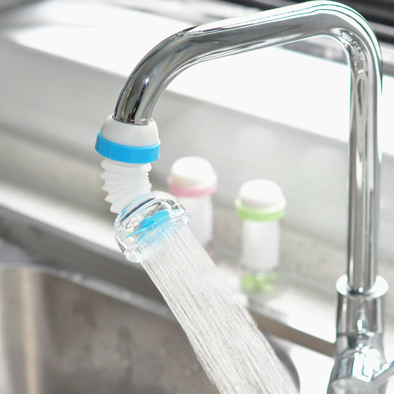 Kitchen faucet splash-proof swivel faucet water sprayer tap water filter head
