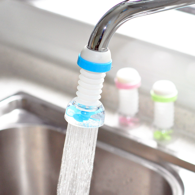 Kitchen faucet splash-proof swivel faucet water sprayer tap water filter head