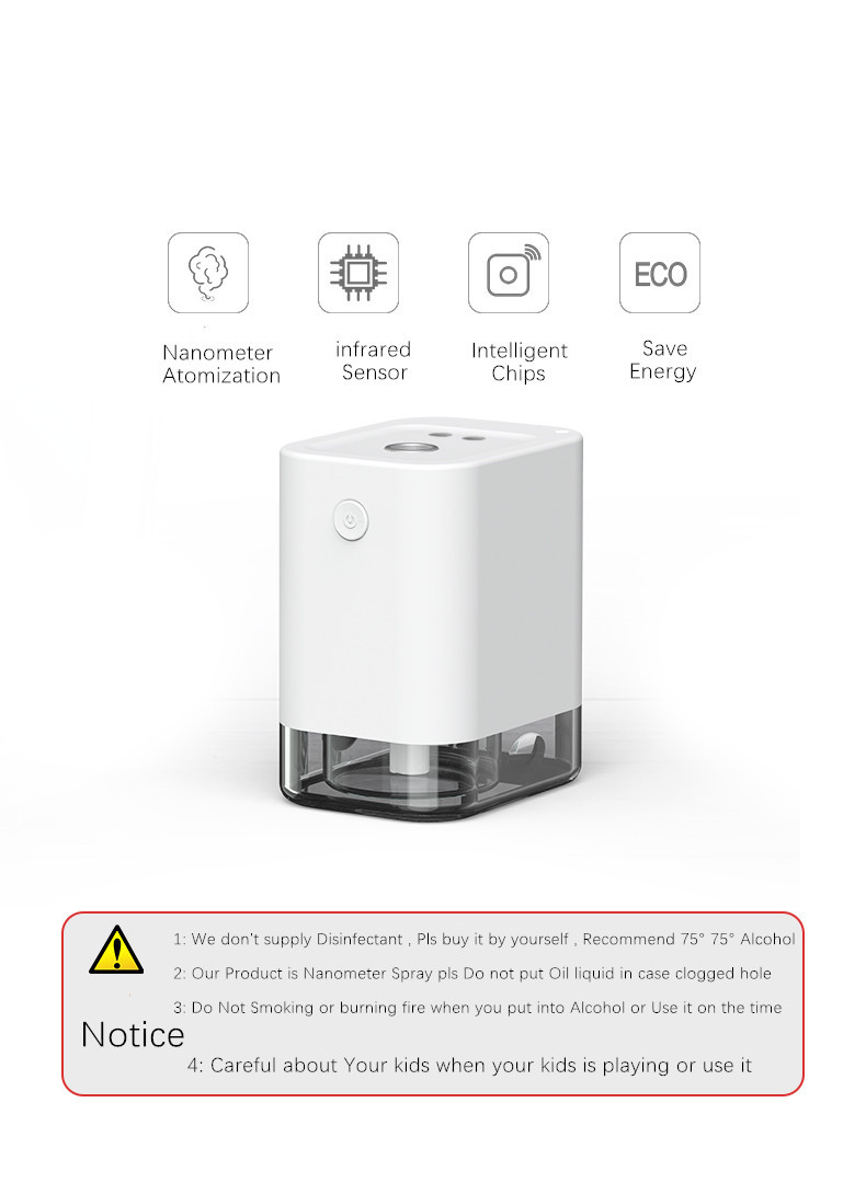 New Automatic Induction Sprayer Sterilizer Portable Hand Sterilizer Small Alcohol Sterilizer New Automatic Induction Sprayer Sterilizer Portable Hand Sterilizer Small Alcohol Sterilizer