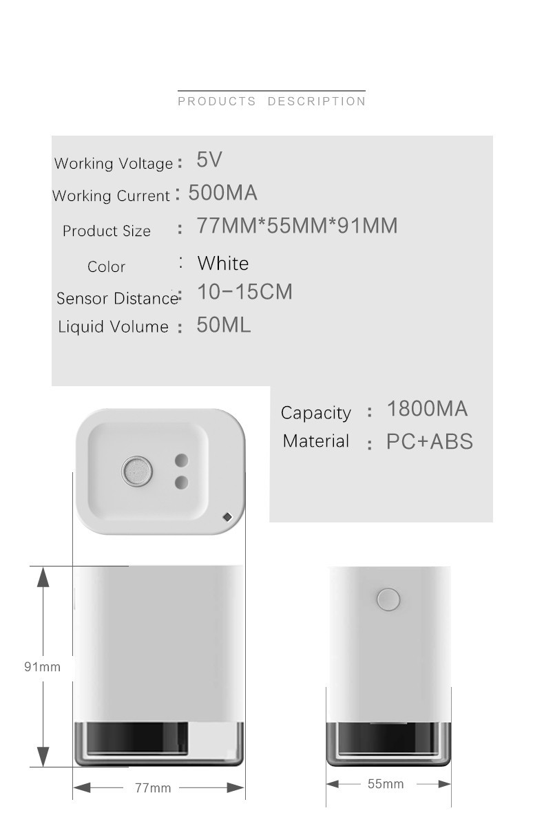 New Automatic Induction Sprayer Sterilizer Portable Hand Sterilizer Small Alcohol Sterilizer New Automatic Induction Sprayer Sterilizer Portable Hand Sterilizer Small Alcohol Sterilizer