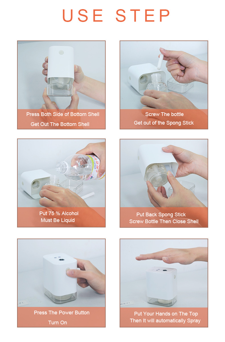 New Automatic Induction Sprayer Sterilizer Portable Hand Sterilizer Small Alcohol Sterilizer New Automatic Induction Sprayer Sterilizer Portable Hand Sterilizer Small Alcohol Sterilizer