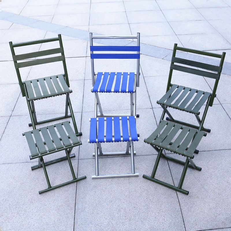 Folding Stool Military Stool Fishing Stool Folding Stool Iron Stool